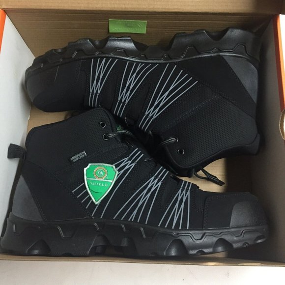 Anderson Uniform Old Dominion Freight Branded S.H.I.E.L.D. Steel Toe Shoes Sz 12 - Picture 1 of 9